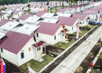 PLN Bangun Infrastruktur Kelistrikan Hunian Sementara Sumbermujur 